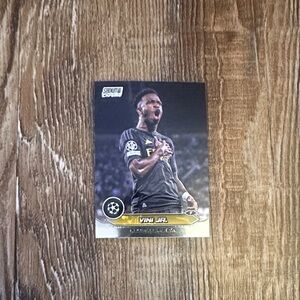 Topps Vini Jr. Card in Black and Gold